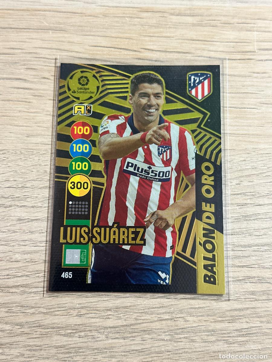 Cromos de f&uacute;tbol: LUIS SUAREZ n&ordm; 465 BALON DE ORO ATLETICO DE MADRID ADRENALYN XL 2020 2021 PANINI 20 21