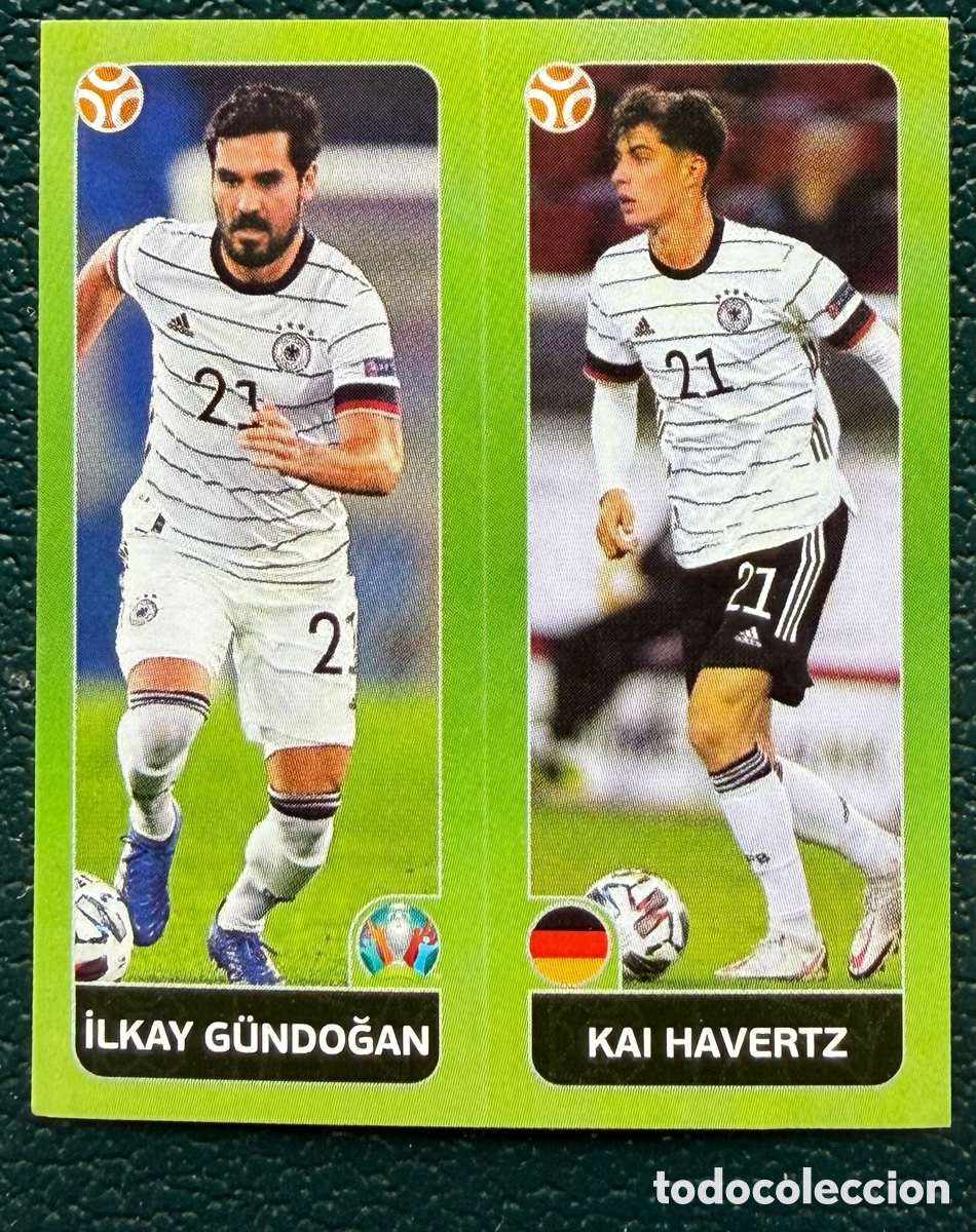 Cromos de F&uacute;tbol: 601 ILKAY GUNDOGAN / KAI HAVERTZ ALEMANIA CROMO ALBUM UEFA EURO 2020 TOURNAMENT EDITION PANINI