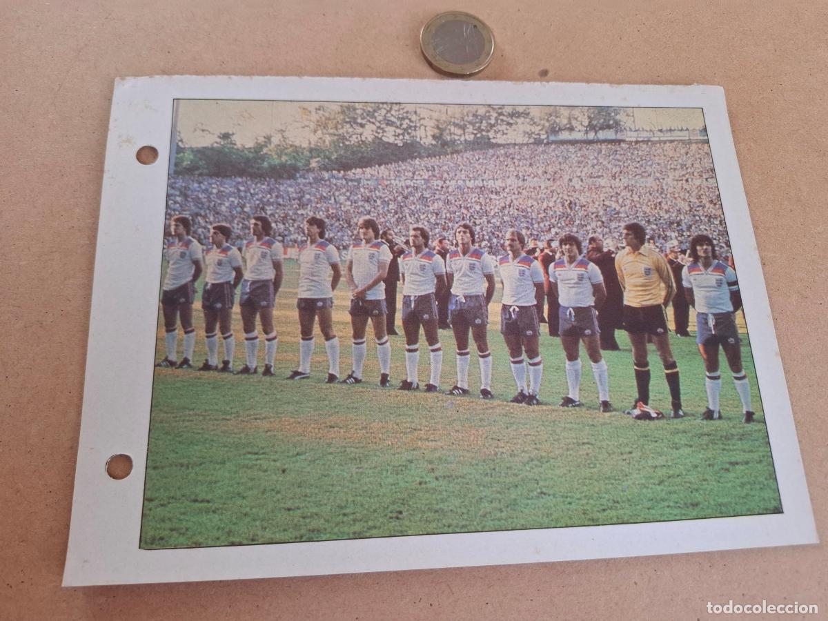 Cromos de F&uacute;tbol: ESTRELLAS DEL MUNDIAL 82 - BRUGUERA - FICHA 81 SELECCI&Oacute;N INGLATERRA