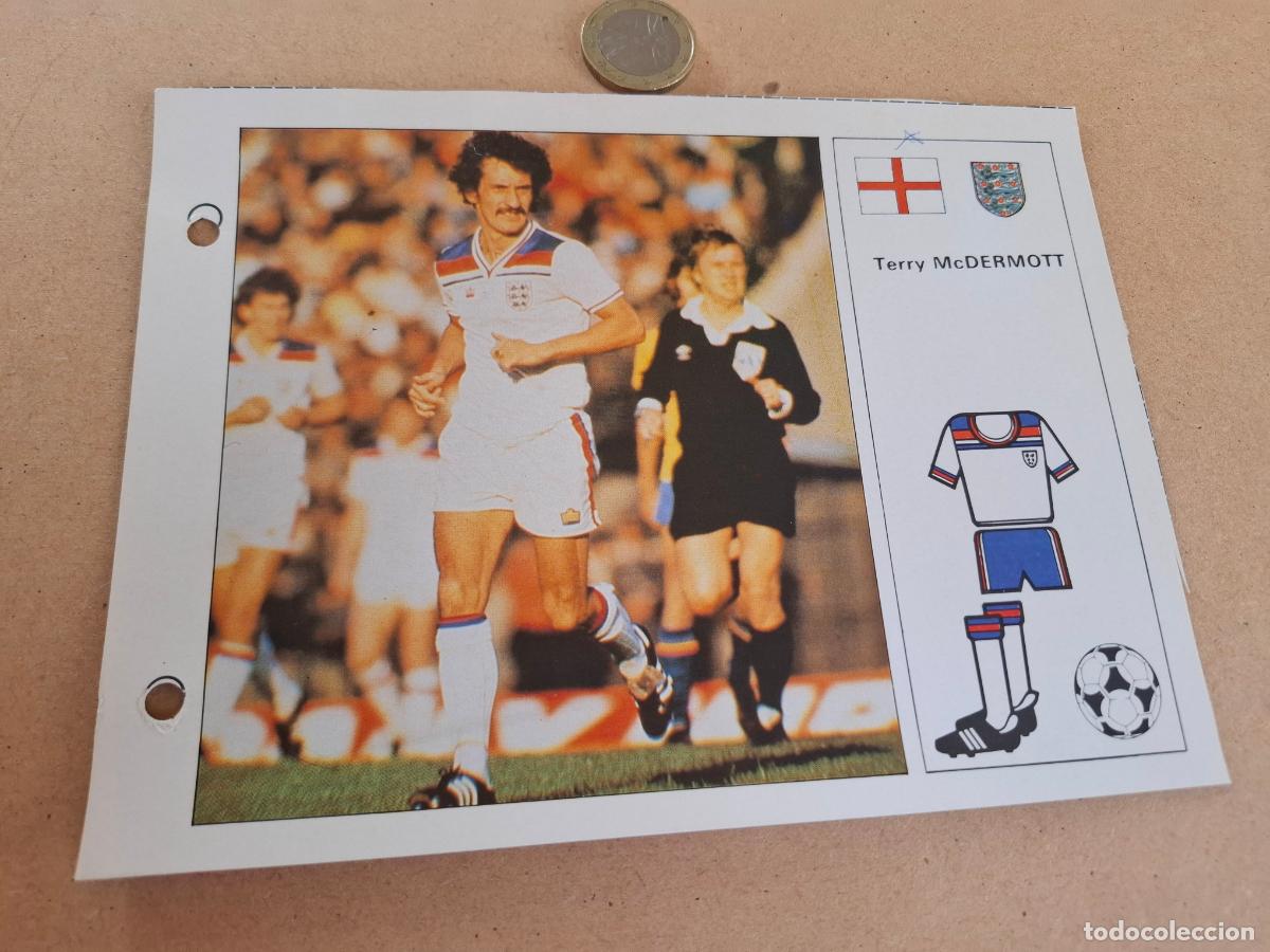 Cromos de F&uacute;tbol: ESTRELLAS DEL MUNDIAL 82 - BRUGUERA - FICHA 83 TERRY MCDERMOTT - INGLATERRA / LIVERPOOL