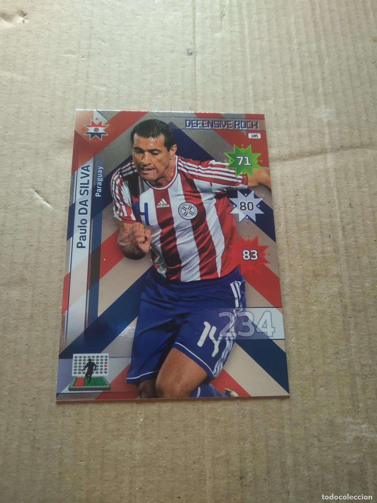 Cromos de F&uacute;tbol: 185 PAULO DA SILVA PARAGUAY CROMO FUTBOL PANINI COPA AMERICA 2015 ADRENALYN