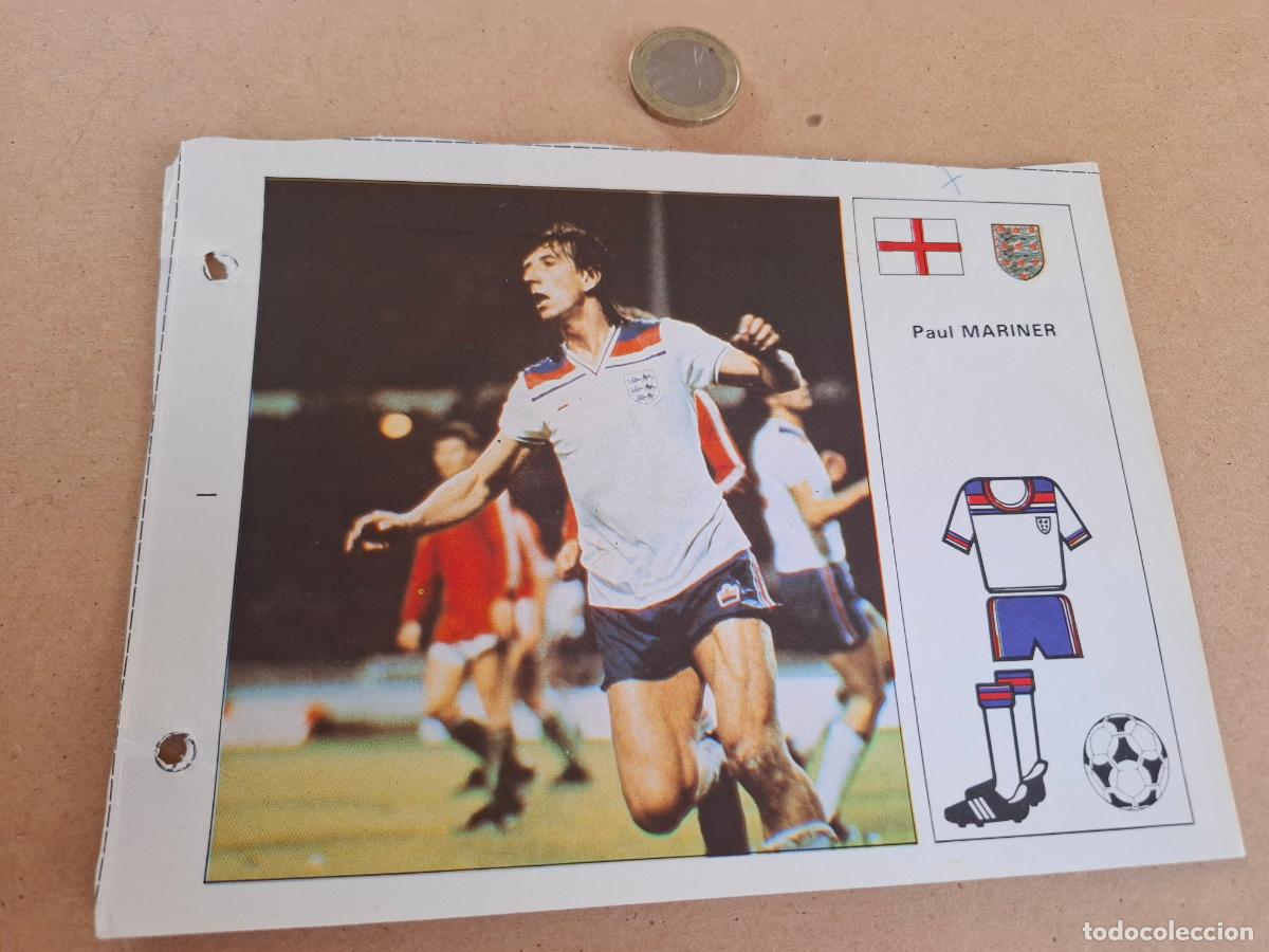 Cromos de F&uacute;tbol: ESTRELLAS DEL MUNDIAL 82 - BRUGUERA - FICHA 85 PAUL MARINER - INGLATERRA / IPSWICH TOWN