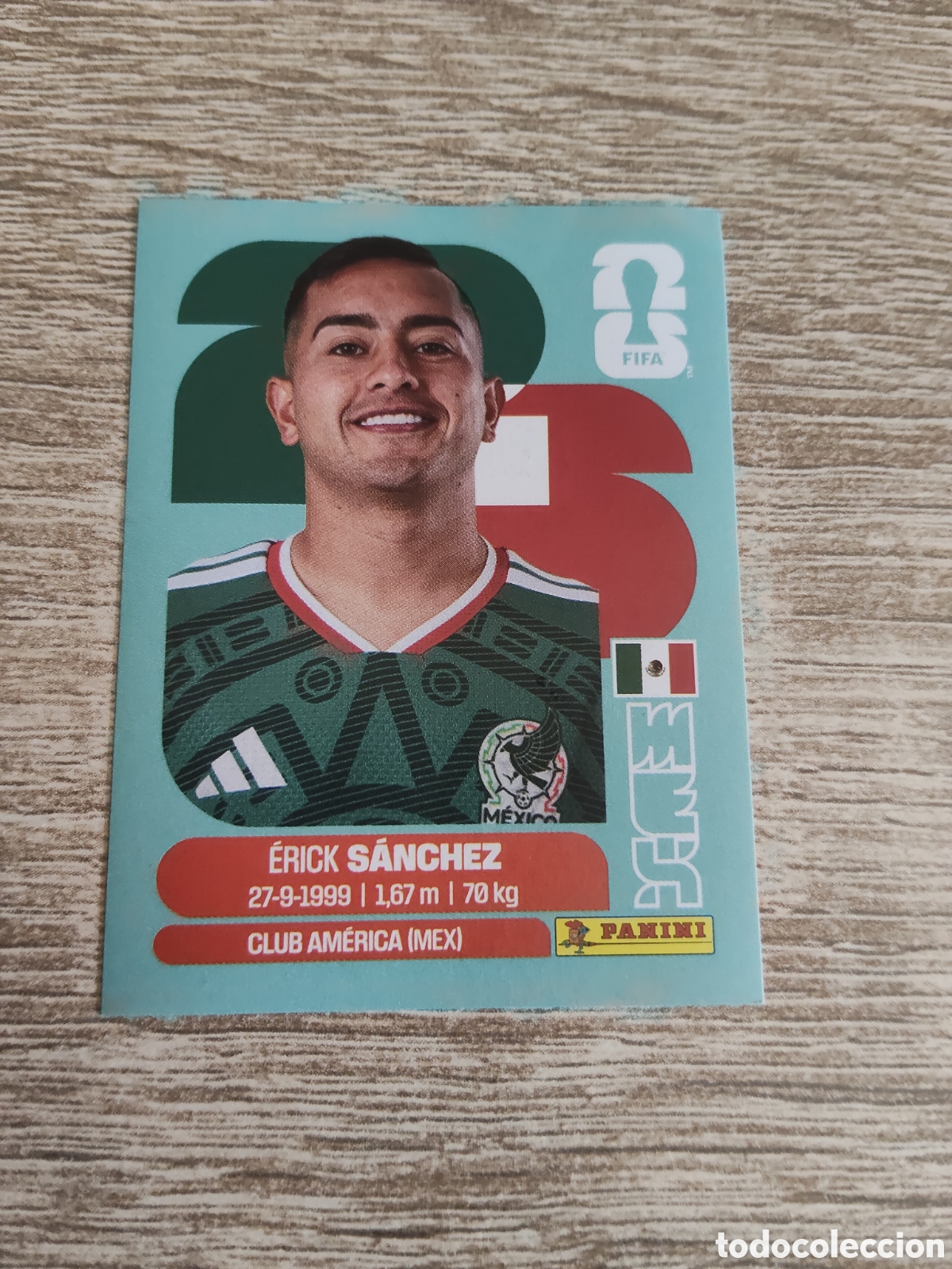 Cromos de F&uacute;tbol: Panini mundial 2026 MEX 14 Erick S&aacute;nchez M&eacute;xico