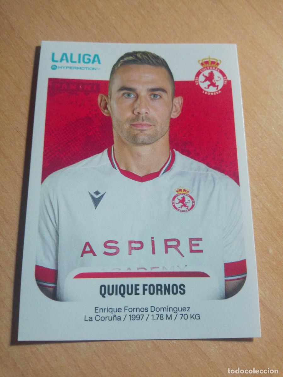 Cromos de F&uacute;tbol: 160 B QUIQUE FORNOS CULTURAL LEONESA 2&ordf; DIVISION HYPERMOTION 25 26 PANINI 2025 2026 NUEVO