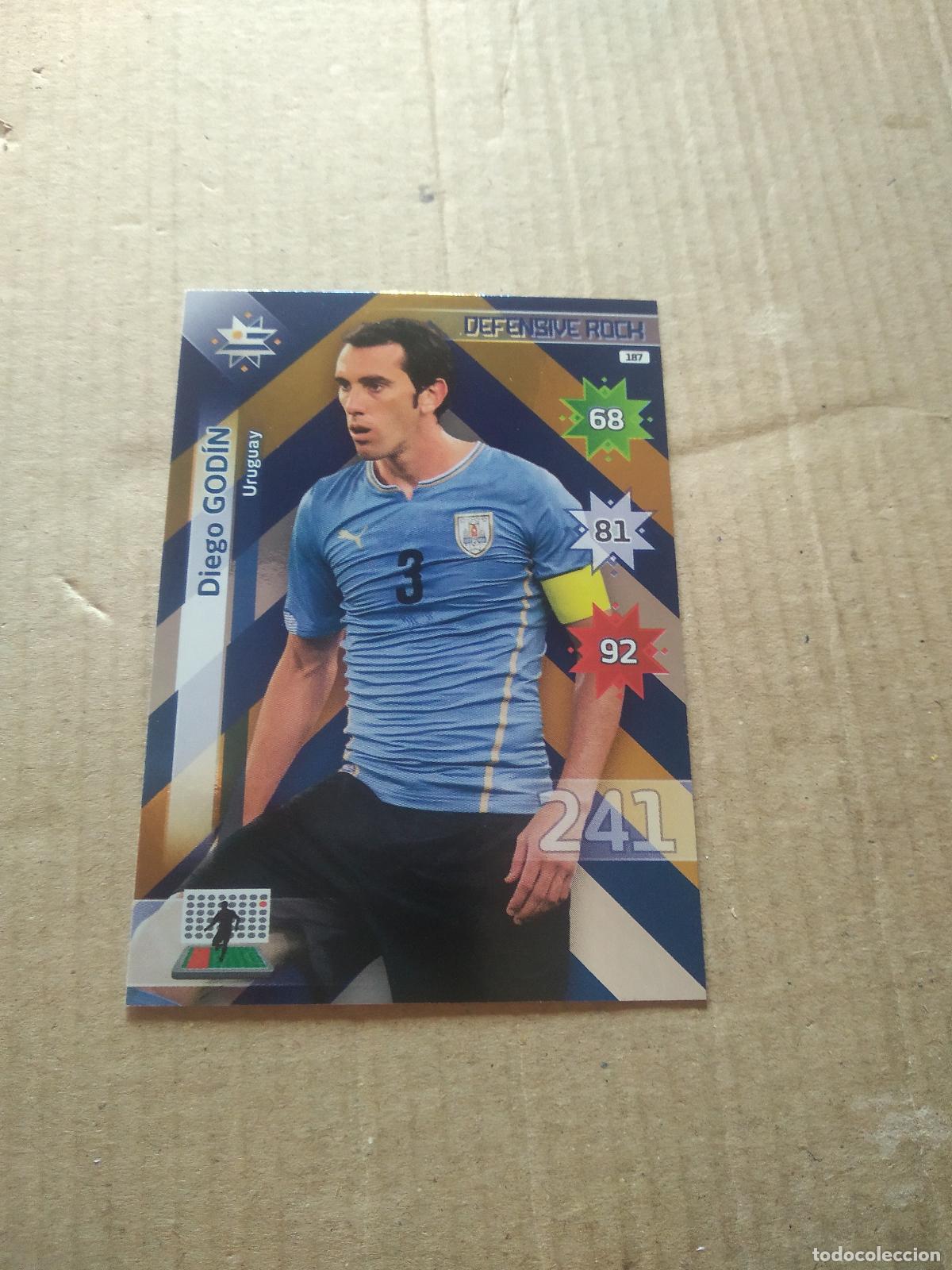 Cromos de F&uacute;tbol: 187 DIEGO GODIN URUGUAY CROMO FUTBOL PANINI COPA AMERICA 2015 ADRENALYN