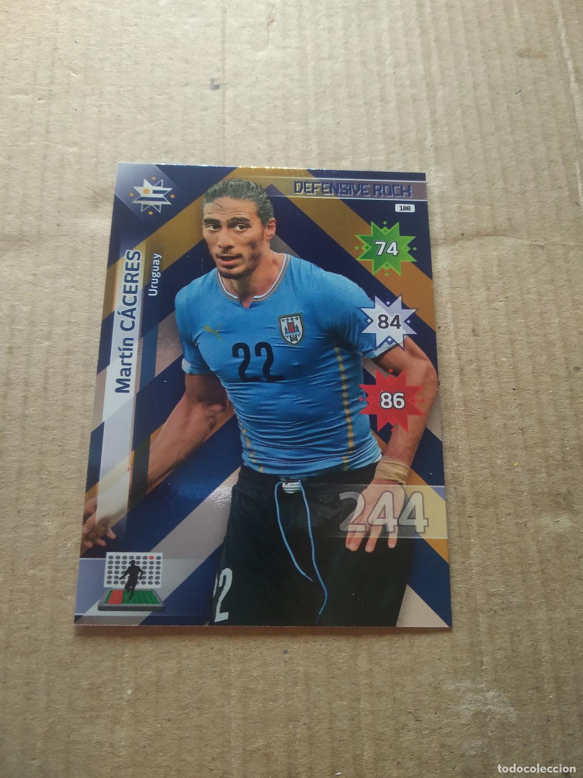 Cromos de F&uacute;tbol: 188 MARTIN CACERES URUGUAY CROMO FUTBOL PANINI COPA AMERICA 2015 ADRENALYN
