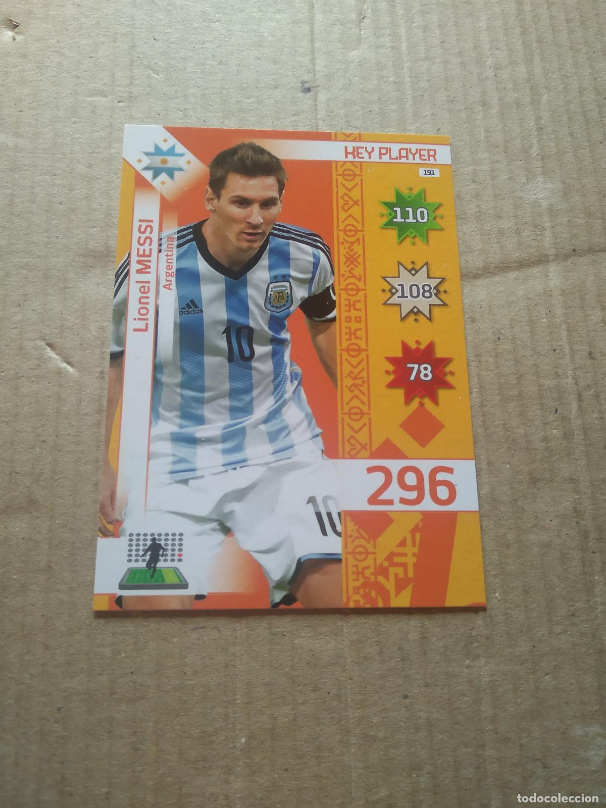 Cromos de F&uacute;tbol: 191 MESSI ARGENTINA CROMO FUTBOL PANINI COPA AMERICA 2015 ADRENALYN