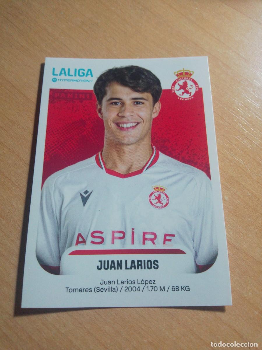 Football Stickers: 162 JUAN LARIOS CULTURAL LEONESA 2&ordf; DIVISION HYPERMOTION 25 26 PANINI 2025 2026 NUEVO
