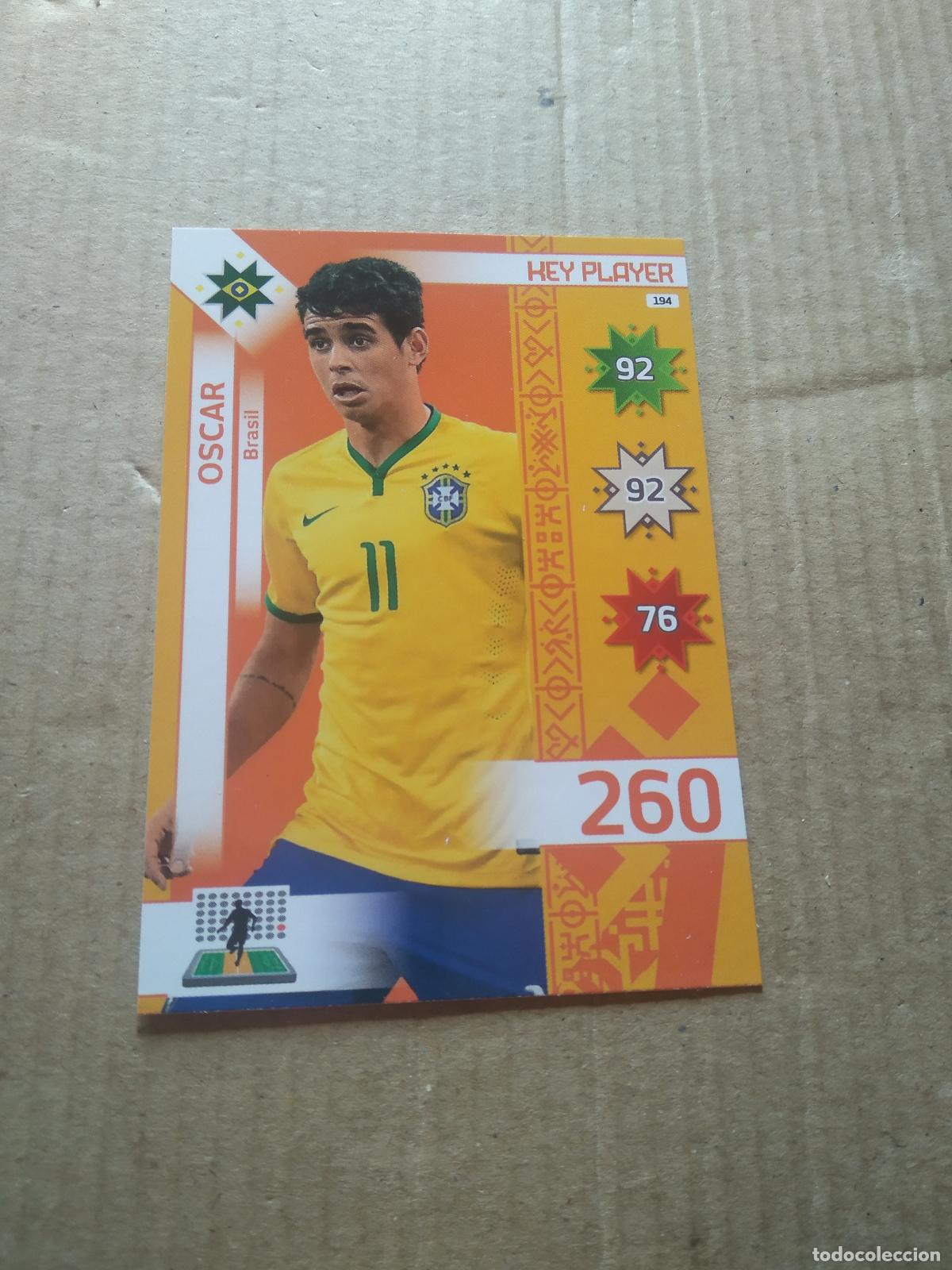Football Stickers: 194 OSCAR BRASIL CROMO FUTBOL PANINI COPA AMERICA 2015 ADRENALYN