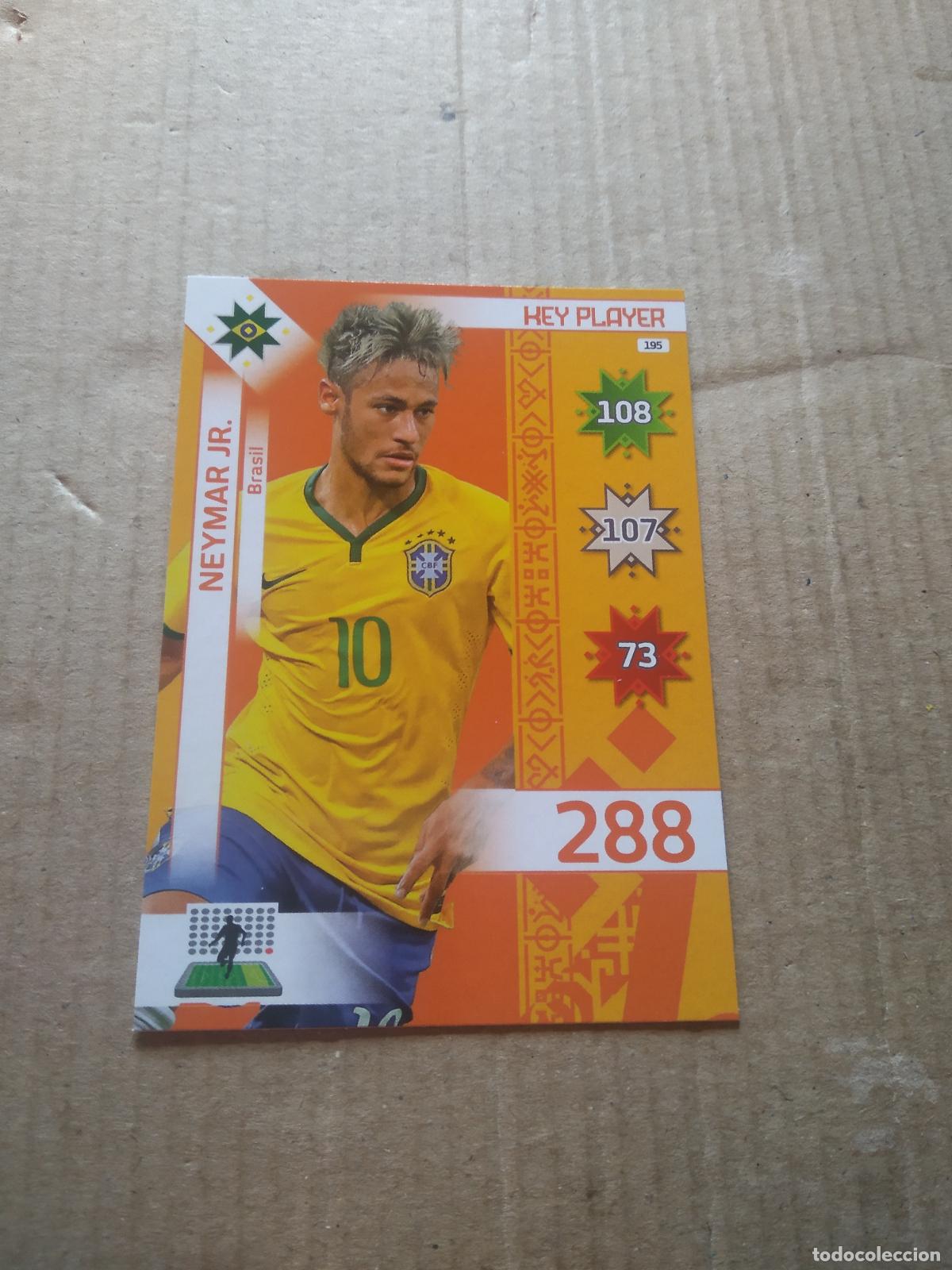 Football Stickers: 195 NEYMAR BRASIL CROMO FUTBOL PANINI COPA AMERICA 2015 ADRENALYN