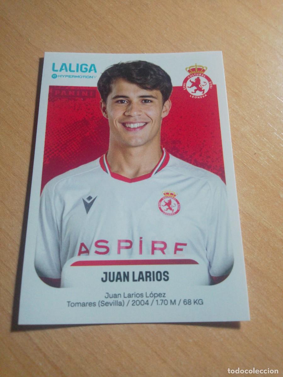 Football Stickers: 162 JUAN LARIOS CULTURAL LEONESA 2&ordf; DIVISION HYPERMOTION 25 26 PANINI 2025 2026 NUEVO