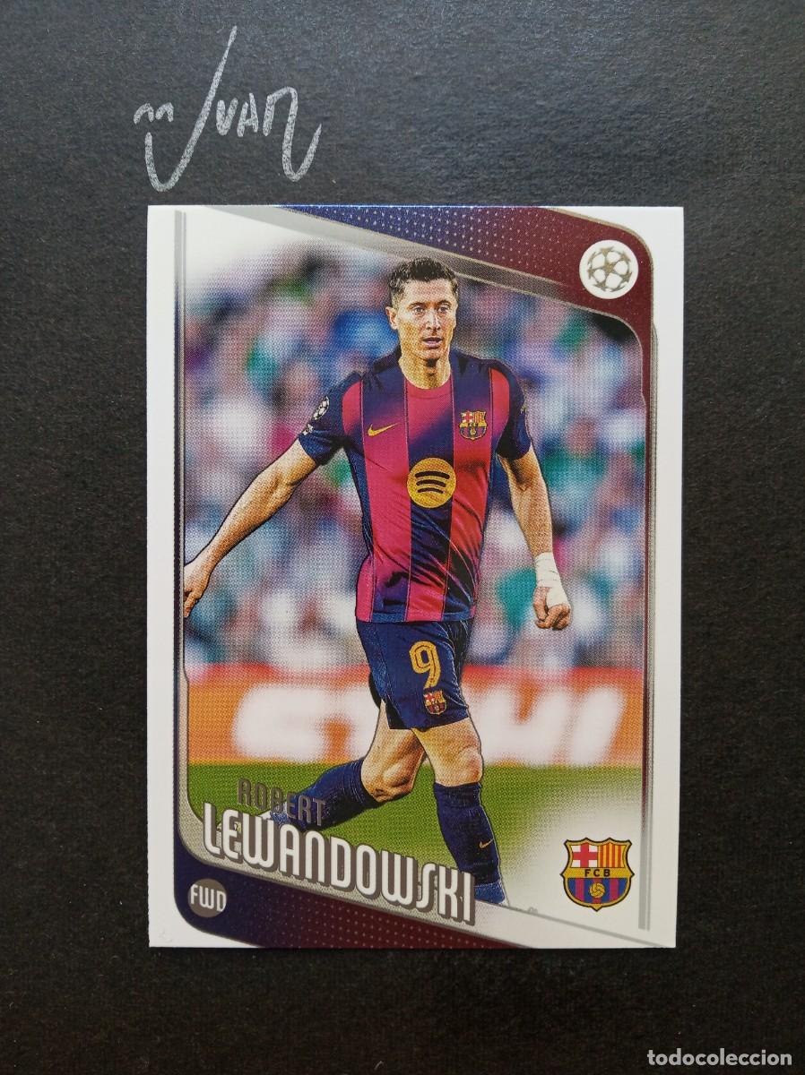 Cromos de F&uacute;tbol: N&ordm; 54 LEWANDOWSKI FC BARCELONA ⚽ TOPPS &reg; FLAGSHIP UCC UEFA CLUB COMPETITIONS 2025 2026 25 26 NUEVO