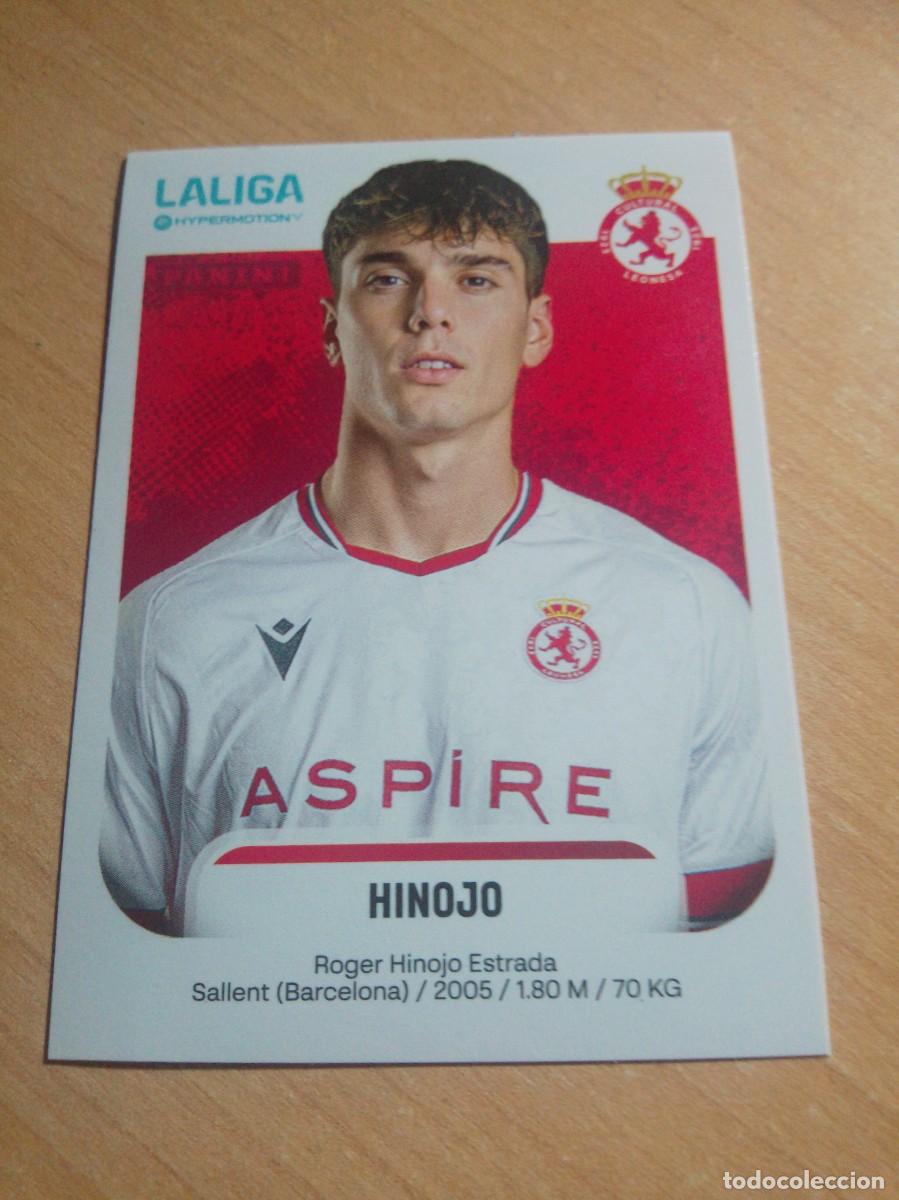 Football Stickers: 163 HINOJO CULTURAL LEONESA 2&ordf; DIVISION HYPERMOTION 25 26 PANINI 2025 2026 NUEVO