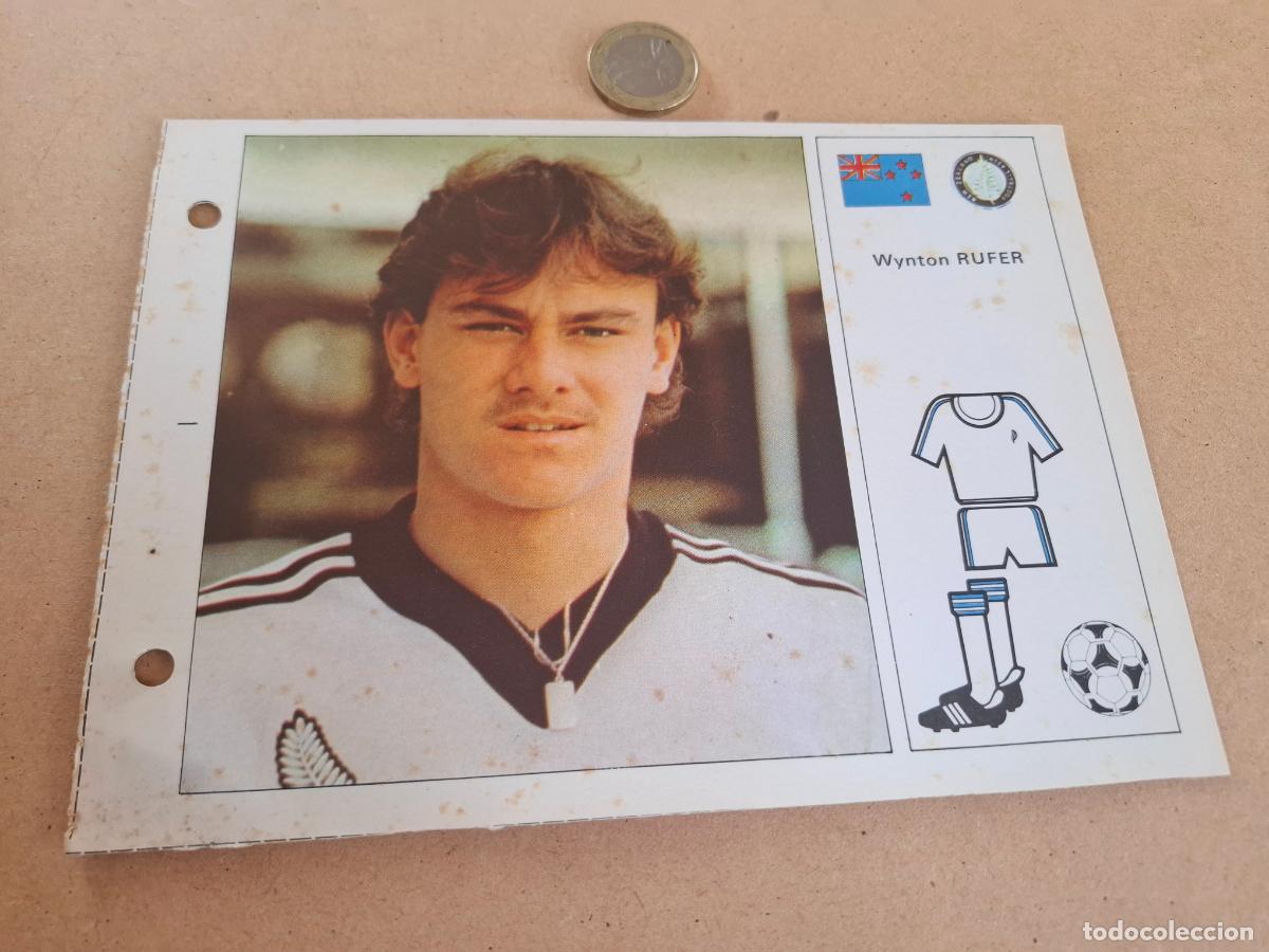 Cromos de F&uacute;tbol: ESTRELLAS DEL MUNDIAL 82 - BRUGUERA - FICHA 104 WYNTON RUFER - NUEVA ZELANDA / NORWICH CITY