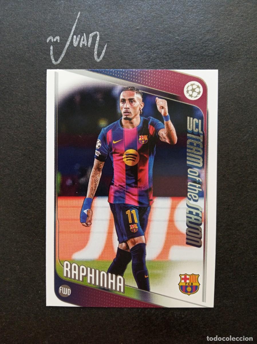 Cromos de F&uacute;tbol: N&ordm; 97 RAPHINHA BARCELONA BRASIL ⚽ TOPPS &reg; FLAGSHIP UCC UEFA CLUB COMPETITIONS 2025 2026 25 26 NUEVO