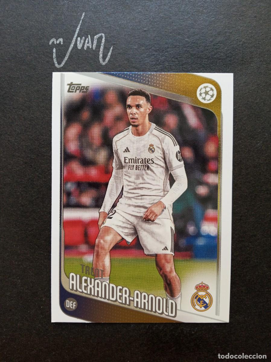 Cromos de F&uacute;tbol: N&ordm; 141 ALEXANDER ARNOLD REAL MADRID ⚽ TOPPS &reg; FLAGSHIP UCC UEFA CLUB COMPETITIONS 2025 2026 25 26