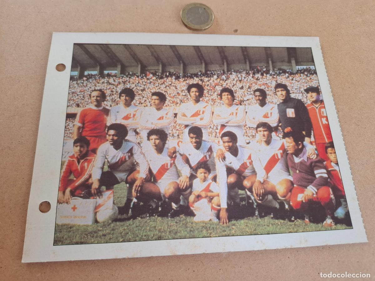 Cromos de F&uacute;tbol: ESTRELLAS DEL MUNDIAL 82 - BRUGUERA - FICHA 105 SELECCI&Oacute;N PER&Uacute;