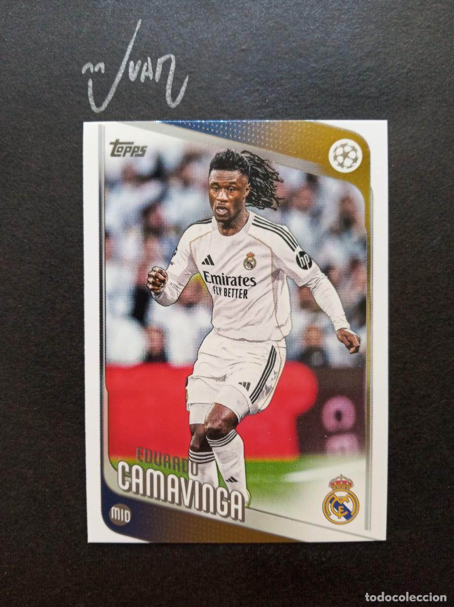 Football Stickers: N&ordm; 31 CAMAVINGA REAL MADRID FRANCIA ⚽ TOPPS &reg; FLAGSHIP UCC UEFA CLUB COMPETITIONS 2025 2026 25 26