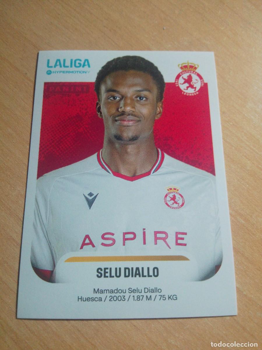 Football Stickers: 165 SELU DIALLO CULTURAL LEONESA 2&ordf; DIVISION HYPERMOTION 25 26 PANINI 2025 2026 NUEVO