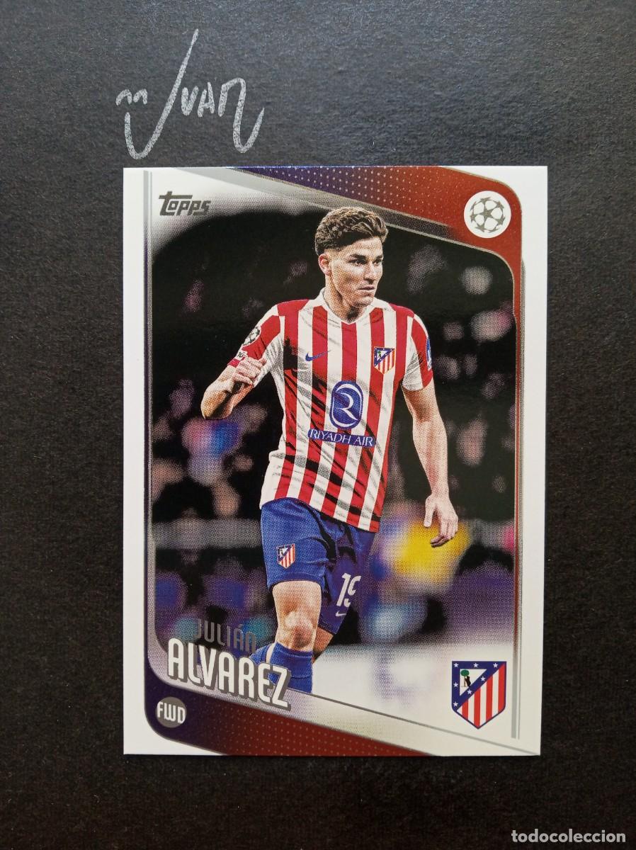 Football Stickers: N&ordm; 154 JULIAN ALVAREZ ATLETICO MADRID ARGENTINA ⚽ TOPPS &reg; FLAGSHIP UCC UEFA 2025 2026 25 26
