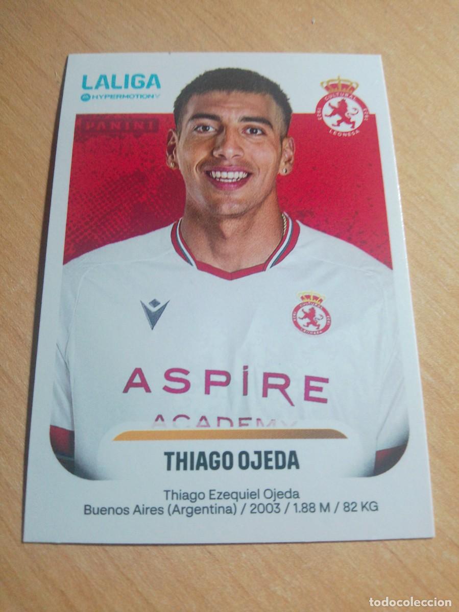 Cromos de Futebol: 166 THIAGO OJEDA CULTURAL LEONESA 2&ordf; DIVISION HYPERMOTION 25 26 PANINI 2025 2026 NUEVO