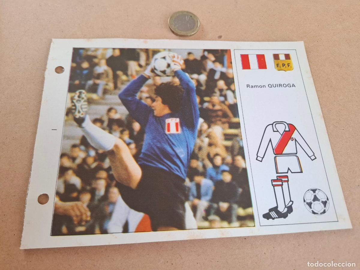 Cromos de F&uacute;tbol: ESTRELLAS DEL MUNDIAL 82 - BRUGUERA - FICHA 106 RAM&Oacute;N QUIROGA - PER&Uacute; / SPORTING CRISTAL