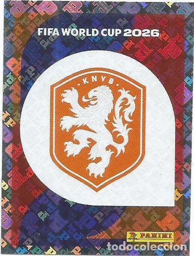 Fu&szlig;ball-Sticker: MUNDIAL FIFA CUP 2026 - PANINI - ESCUDO PAISES BAJOS - NED 1
