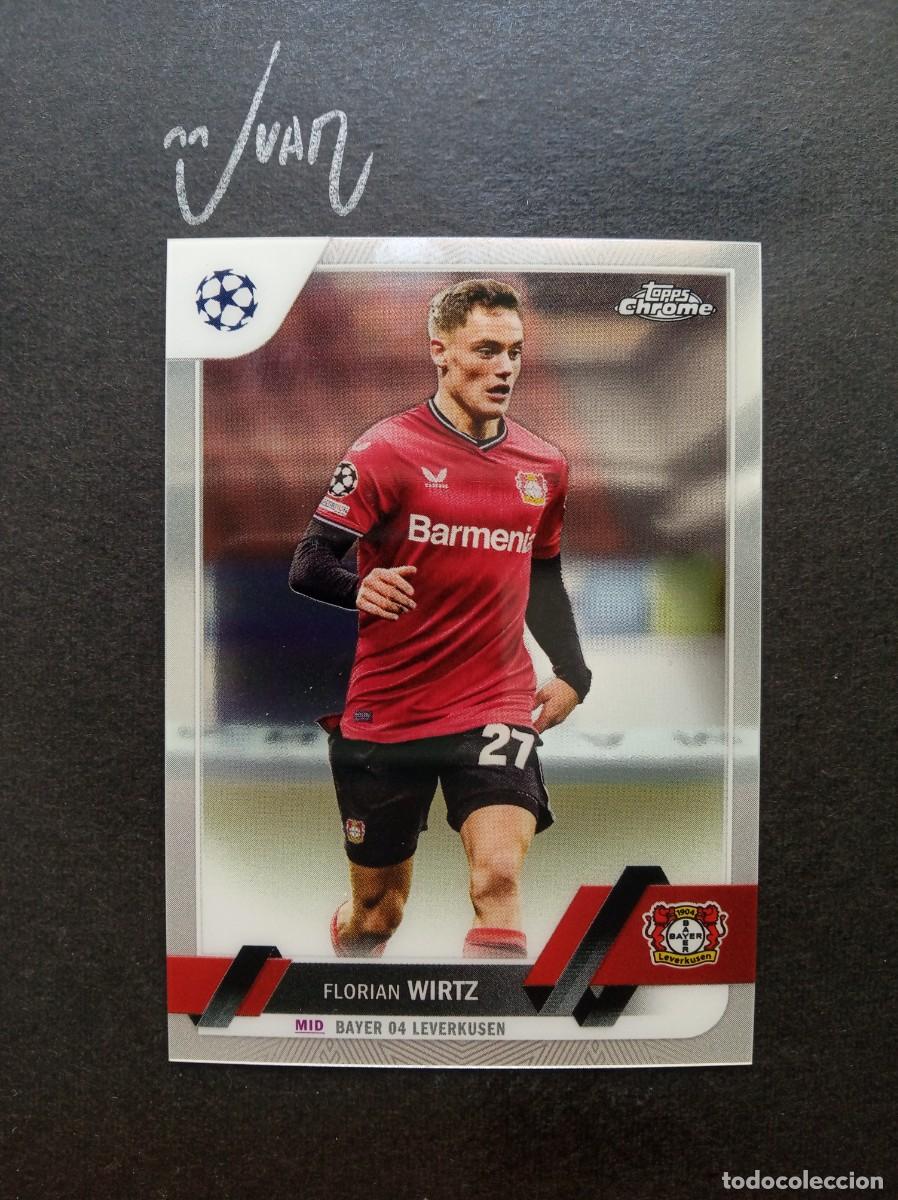 Fu&szlig;ball-Sticker: N&ordm; 27 WIRTZ BAYER LEVERKUSEN ALEMANIA 2026 ⚽ TOPPS &reg; CHROME CHAMPIONS LEAGUE 2022 2023 22 23 NUEVO