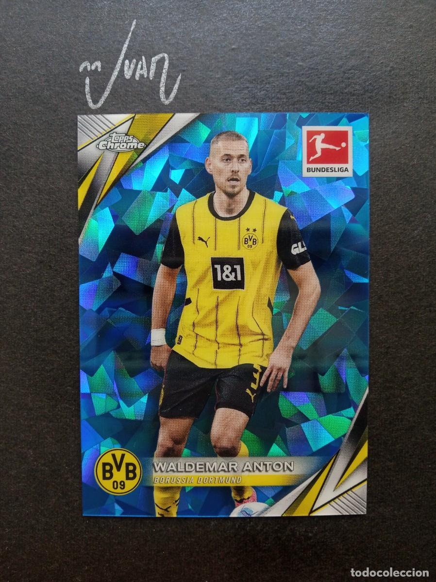 Figurine di Calcio: N&ordm; 22 ANTON BORUSSIA DORTMUND ⚽ TOPPS &reg; CHROME SAPPHIRE EDITION BUNDESLIGA 2024 2025 24 25 NUEVO