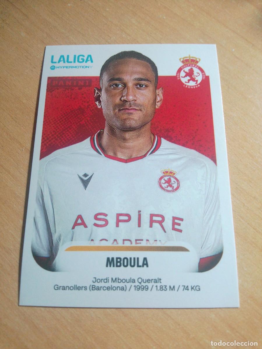 Cartes &agrave; collectionner de Football: 168 A MBOULA CULTURAL LEONESA 2&ordf; DIVISION HYPERMOTION 25 26 PANINI 2025 2026 NUEVO