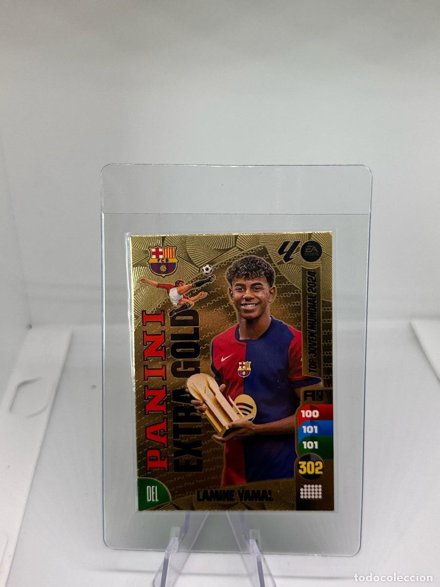 Fu&szlig;ball-Sticker: Lamine Yamal FC Barcelona Panini Adrenalyn Extra Gold 2024 25