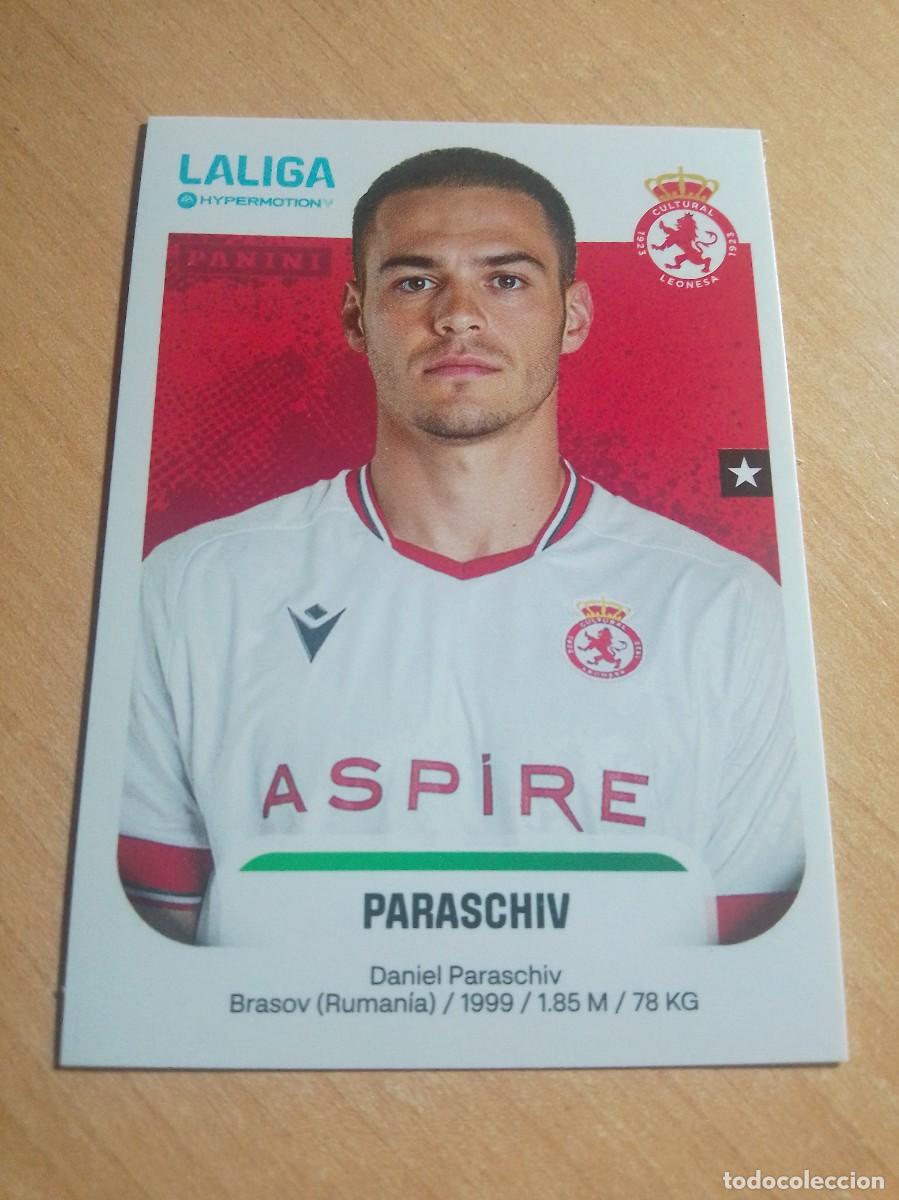 Figurine di Calcio: 170 PARASCHIV CULTURAL LEONESA 2&ordf; DIVISION HYPERMOTION 25 26 PANINI 2025 2026 NUEVO