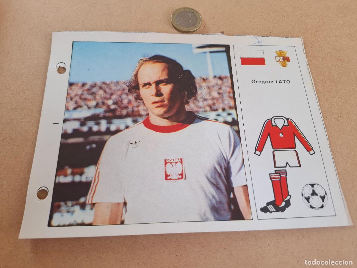 Cromos de F&uacute;tbol: ESTRELLAS DEL MUNDIAL 82 - BRUGUERA - FICHA 110 GREGORZ LATO - POLONIA / LOKEREN