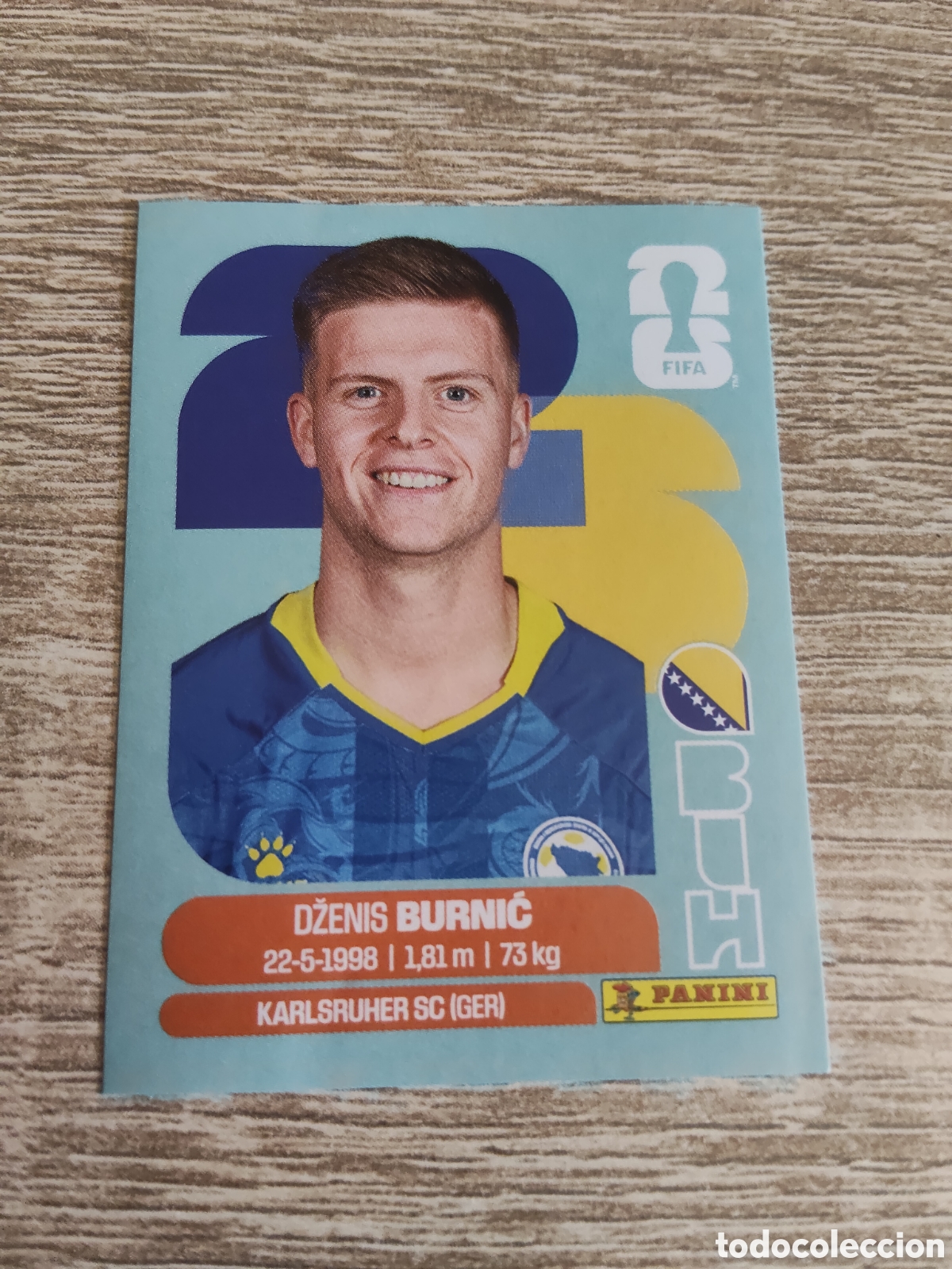 Cromos de F&uacute;tbol: Panini mundial 2026 BIH 14 Dzenis Burnic Bosnia Herzegovina