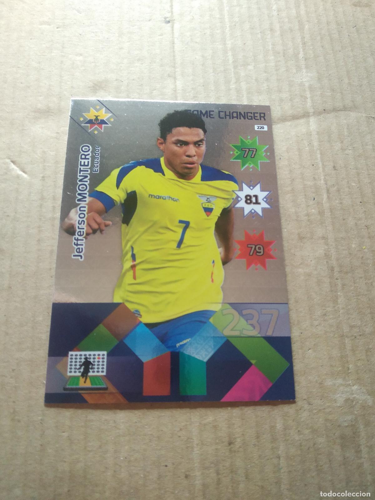 Cromos de F&uacute;tbol: 220 JEFFERSON MONTERO ECUADOR CROMO FUTBOL PANINI COPA AMERICA 2015 ADRENALYN