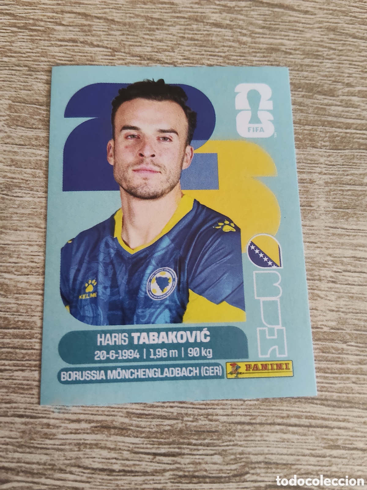 Cromos de F&uacute;tbol: Panini mundial 2026 BIH 20 Haris Tabakovic Bosnia Herzegovina