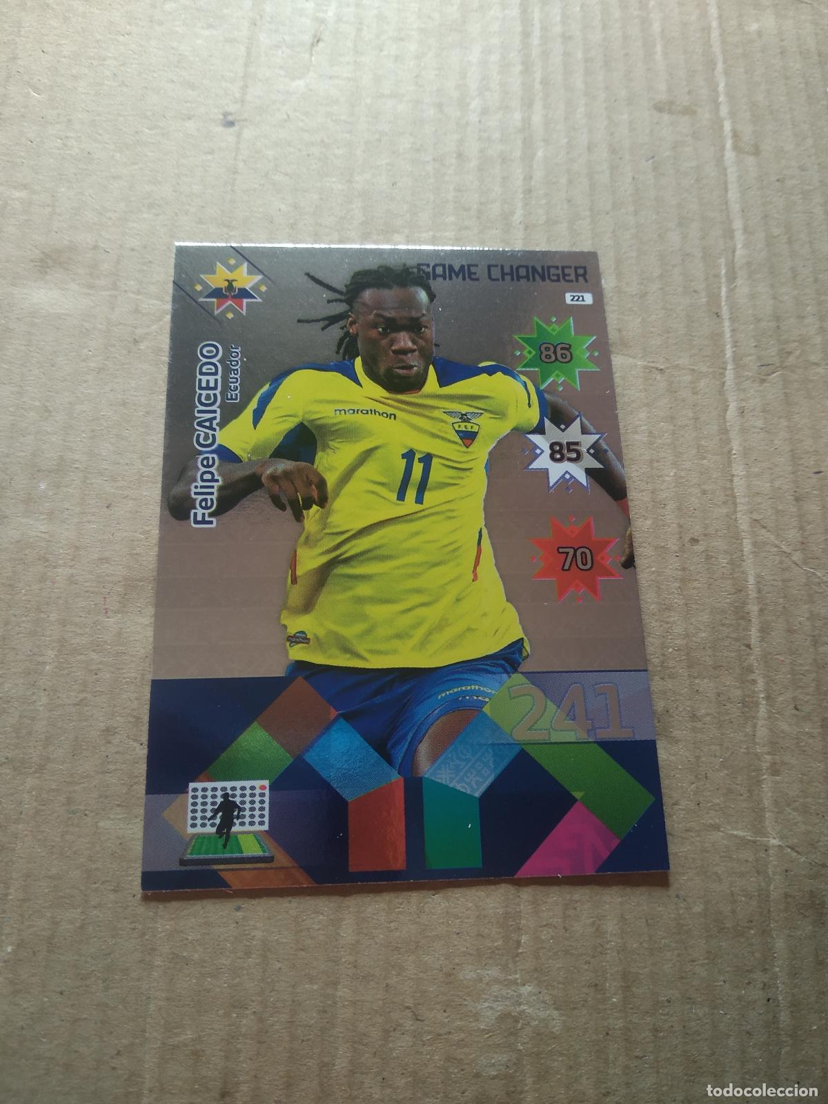 Cromos de F&uacute;tbol: 221 FELIPE CAICEDO ECUADOR CROMO FUTBOL PANINI COPA AMERICA 2015 ADRENALYN