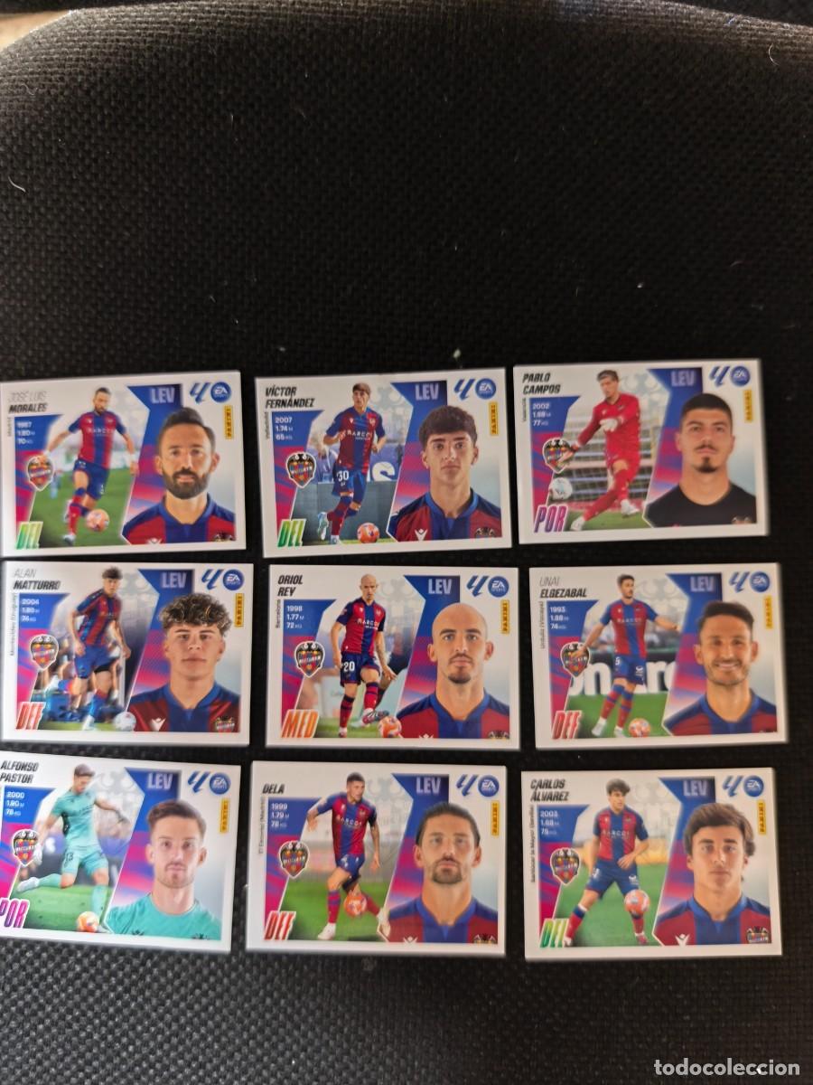 Cromos de F&uacute;tbol: 8 cromos nuevos de la liga 25 26 valencia sin pegar