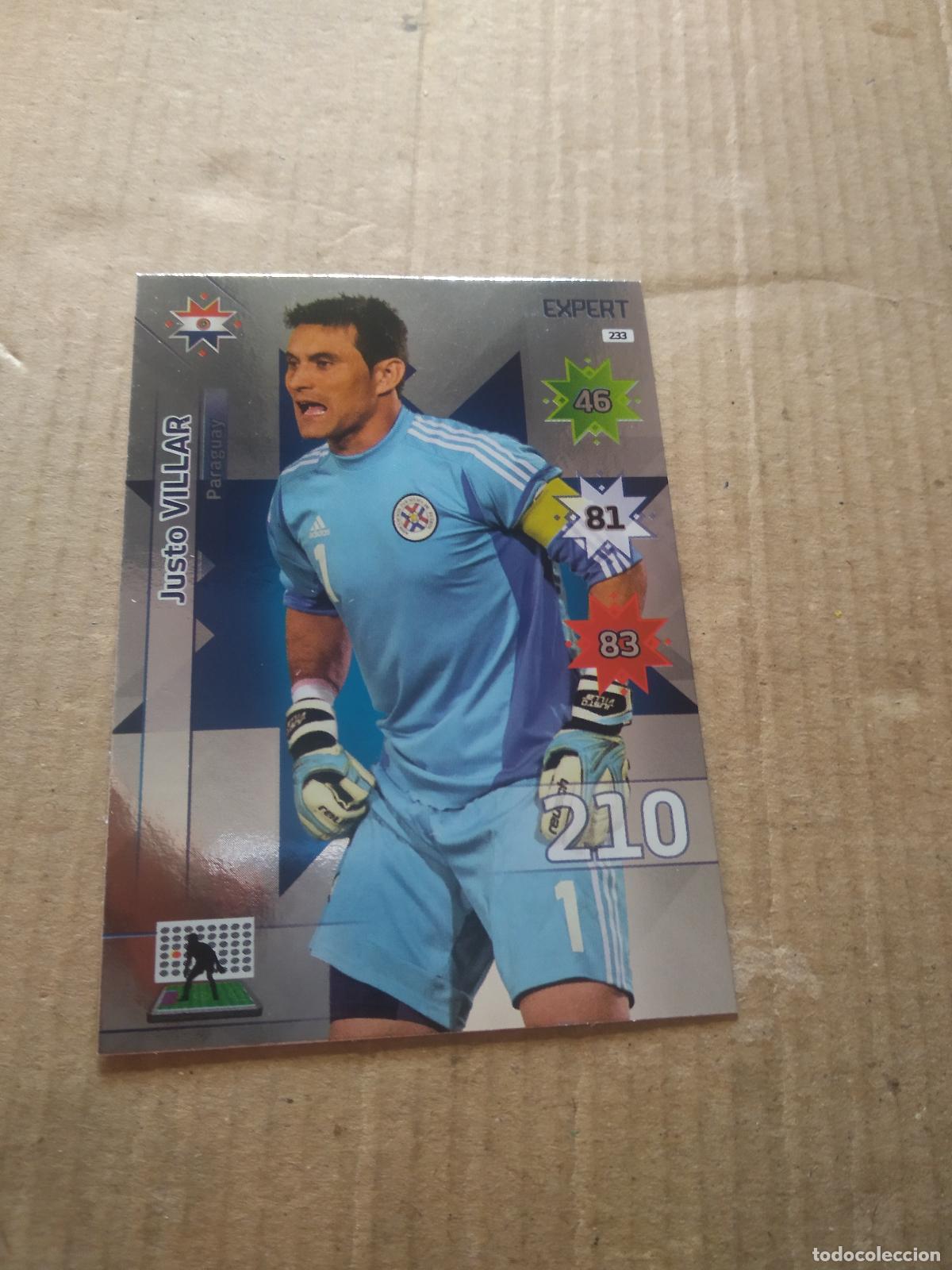 Cromos de F&uacute;tbol: 233 JUSTO VILLAR PARAGUAY CROMO FUTBOL PANINI COPA AMERICA 2015 ADRENALYN