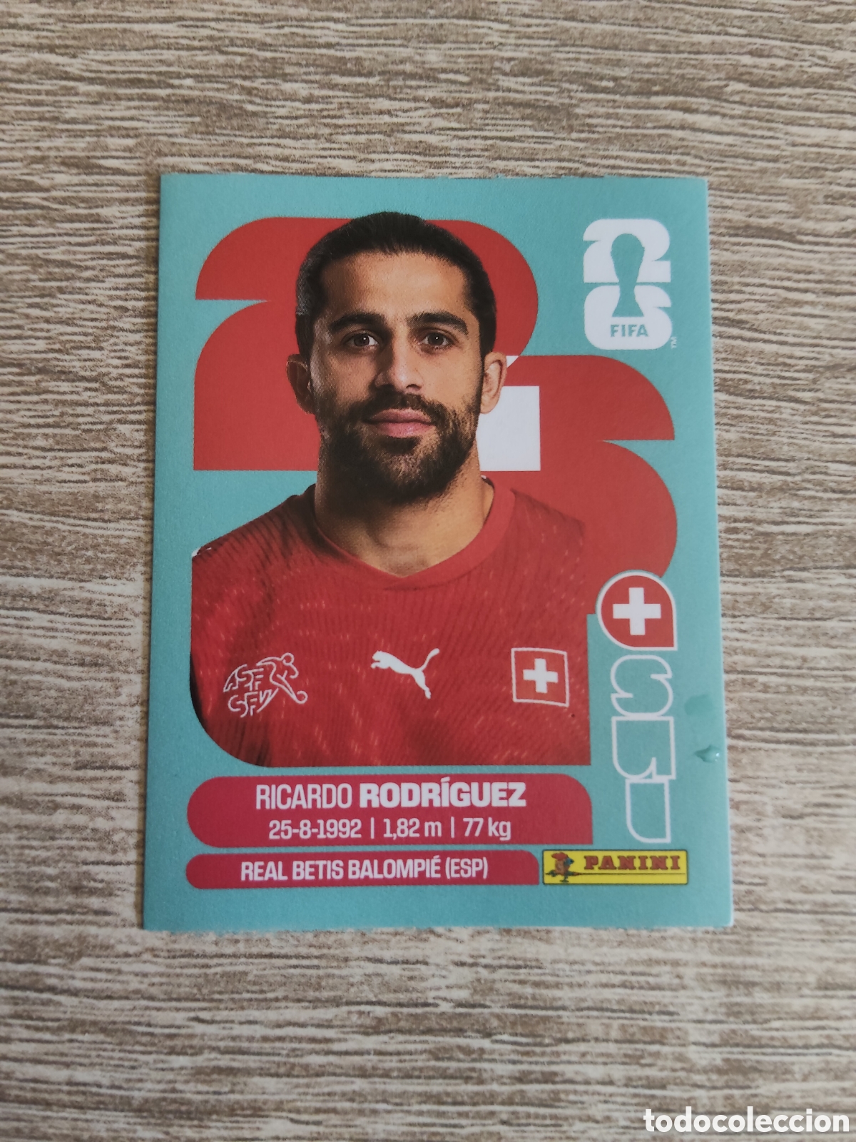 Cromos de F&uacute;tbol: Panini mundial 2026 SUI 5 Ricardo Rodr&iacute;guez Suiza