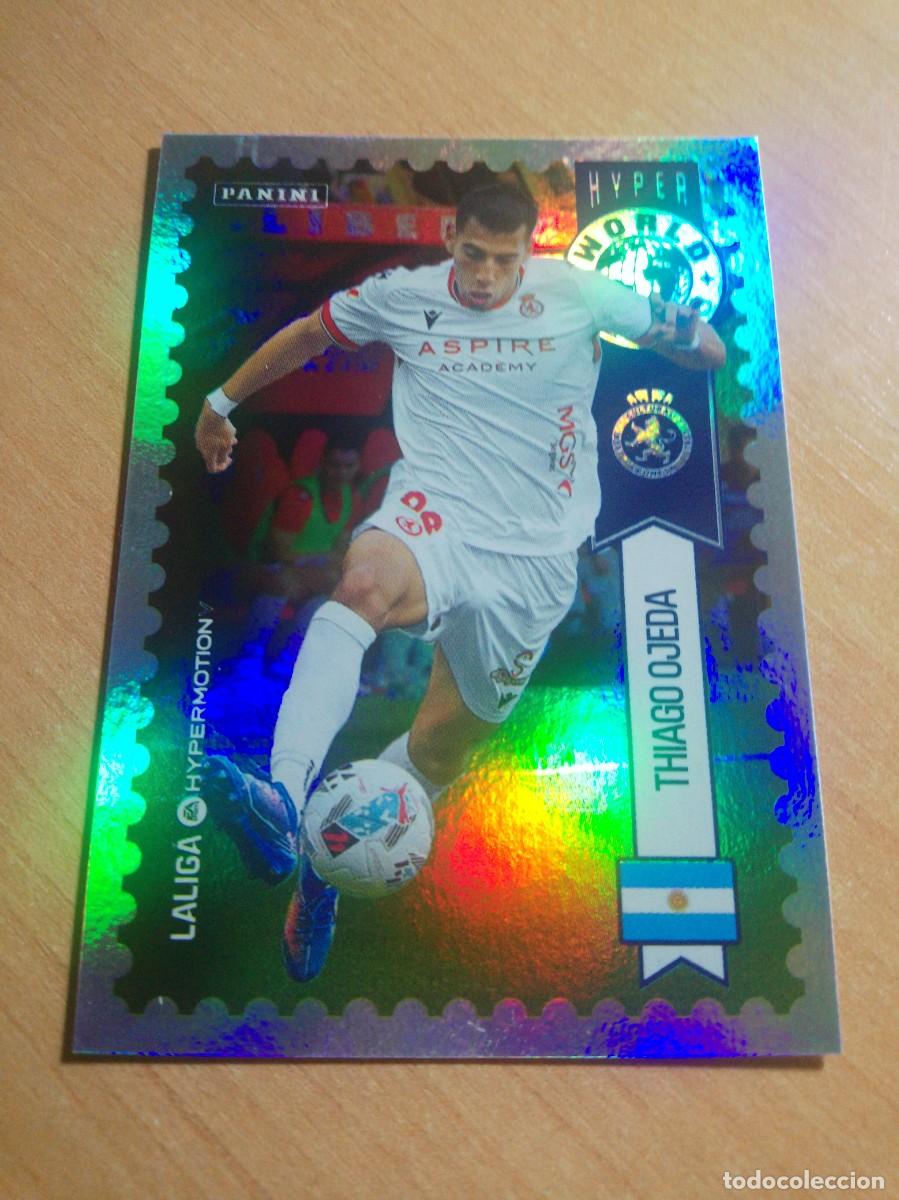 Figurine di Calcio: 450 THIAGO OJEDA HYPER WORLD CULTURAL LEONESA 2&ordf; DIVISION HYPERMOTION 25 26 PANINI 2025 2026 NUEVO