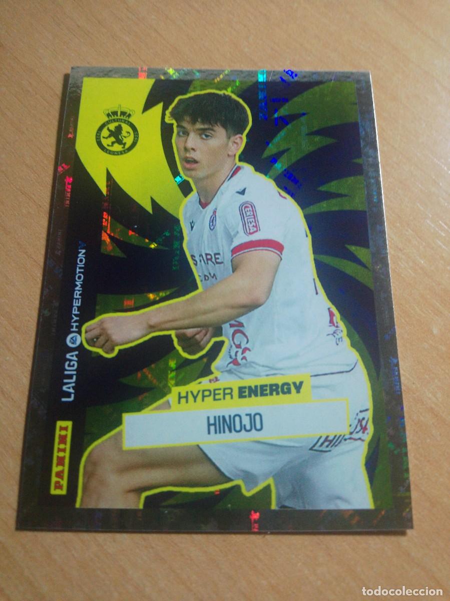 Figurine di Calcio: 468 HINOJO HYPER ENERGY CULTURAL LEONESA 2&ordf; DIVISION HYPERMOTION 25 26 PANINI 2025 2026 NUEVO
