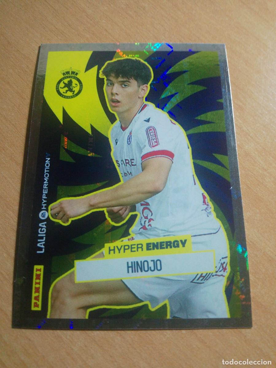Cartes &agrave; collectionner de Football: 468 HINOJO HYPER ENERGY CULTURAL LEONESA 2&ordf; DIVISION HYPERMOTION 25 26 PANINI 2025 2026 NUEVO