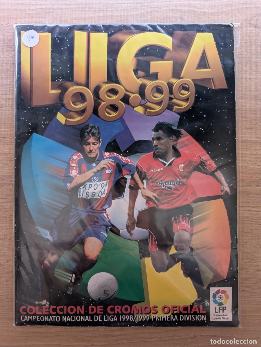 Cromos de f&uacute;tbol: &Aacute;lbum Liga 1998 1999 Este Casi completo (529 cromos)