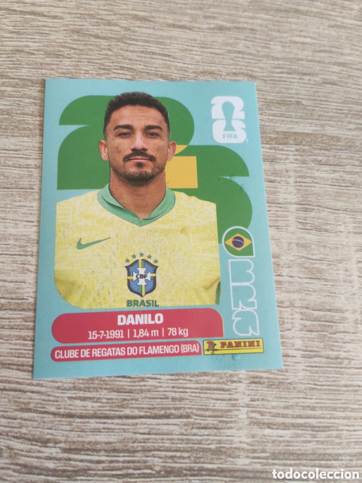 Cromos de F&uacute;tbol: Panini mundial 2026 BRA 7 Danilo Brasil
