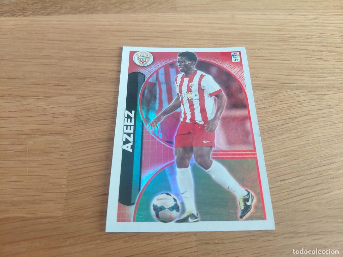 Cromos de F&uacute;tbol: Azeez -- n&ordm; 25 -- Almer&iacute;a -- 14/15 -- Resumen -- Este -- Nunca pegado