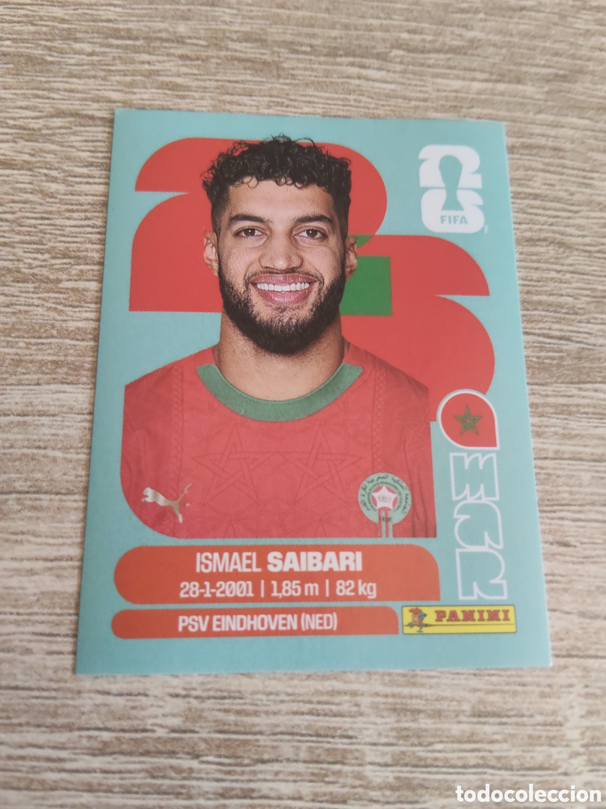 Cromos de F&uacute;tbol: Panini mundial 2026 MAR 15 Ismael Saibari Marruecos