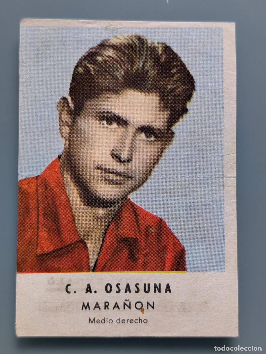 Cromos de F&uacute;tbol: MUY RARO CROMO RARE CARD MARA&Ntilde;ON CA OSASUNA CHOCOLATES GRANELL LIGA 1956/57 FUTBOL PAMPLONA NAVARRA