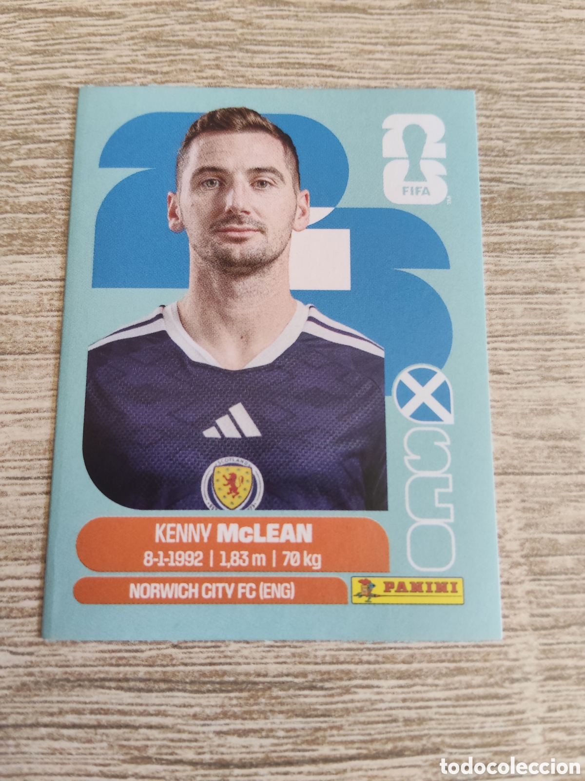 Cromos de F&uacute;tbol: Panini mundial 2026 SCO 16 Kenny McLean Escocia