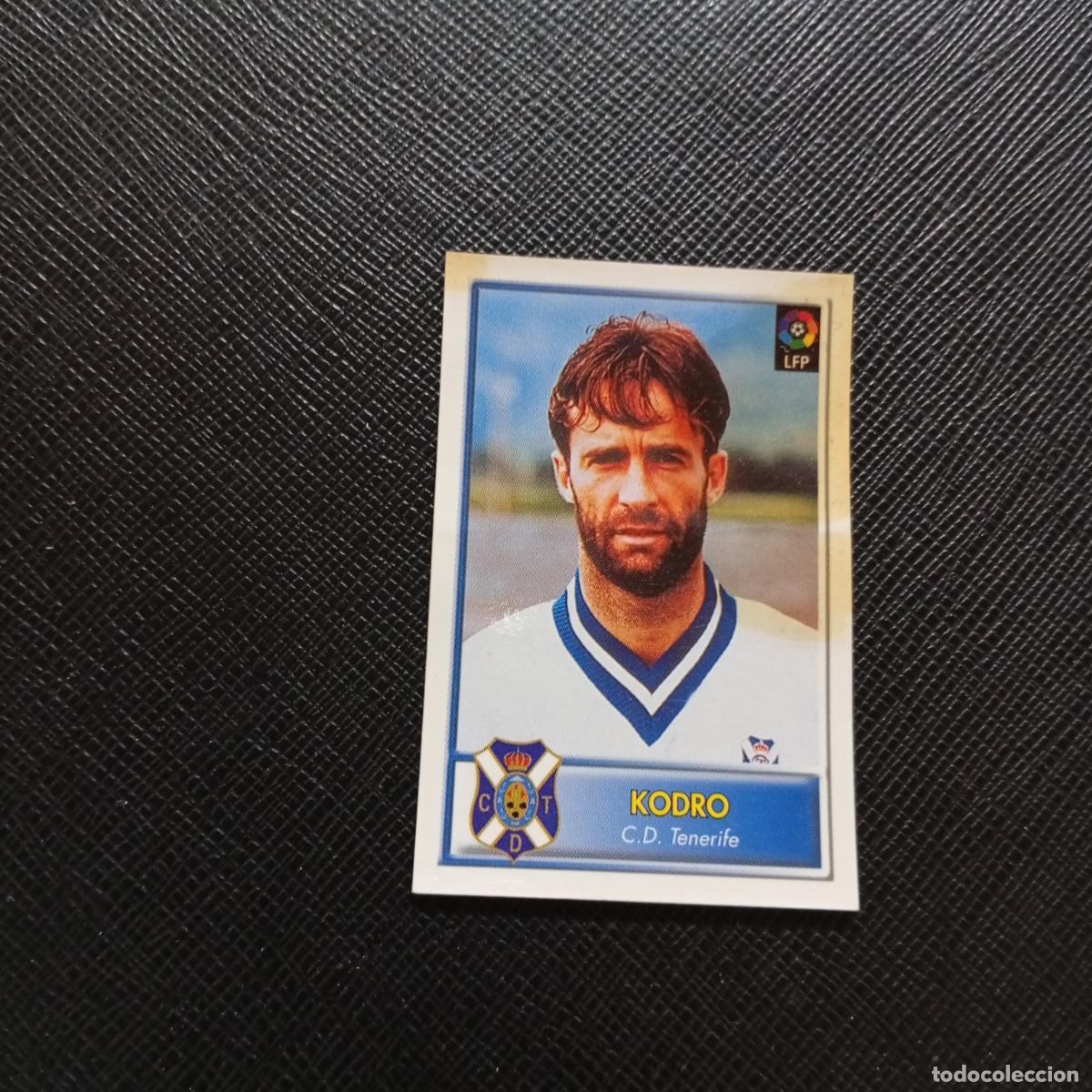 Cromos de F&uacute;tbol: 186 KODRO TENERIFE BOLLYCAO 1997 1998 CROMO FUTBOL LIGA 97 98 - SIN PEGAR - A106 PG361